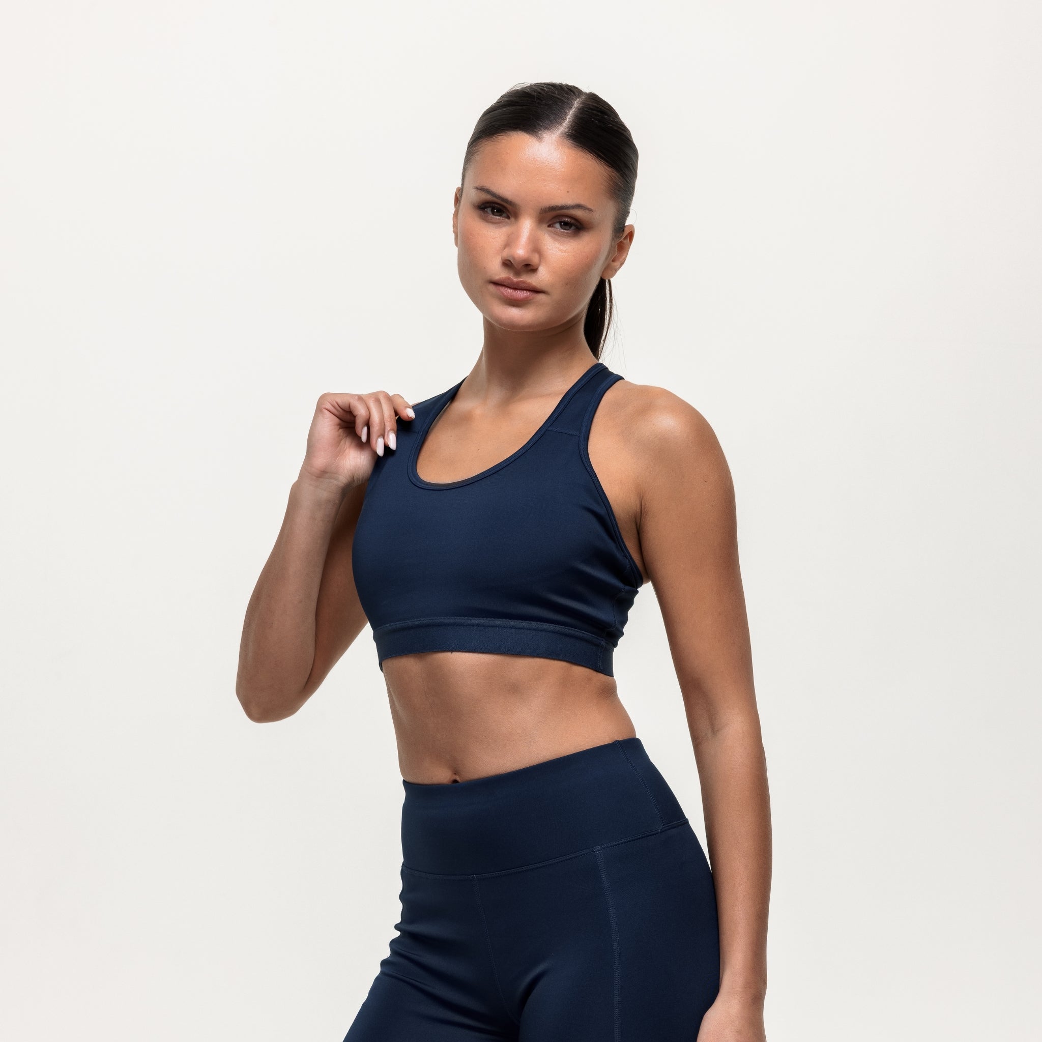 Motion Medium Support Bra - Navy