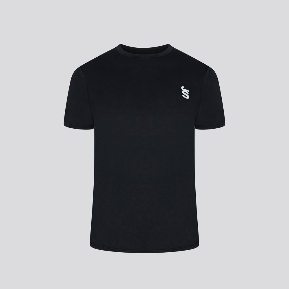 Run Tempo Pocket Tee - Black Onyx