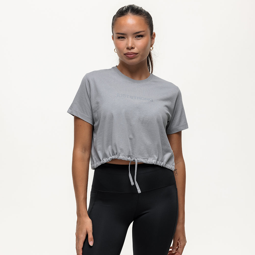 Everyday Drawstring Tee - Shadow Grey