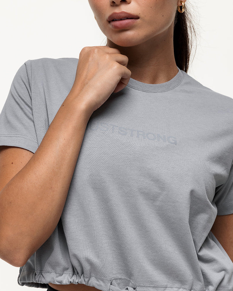 Everyday Drawstring Tee - Shadow Grey