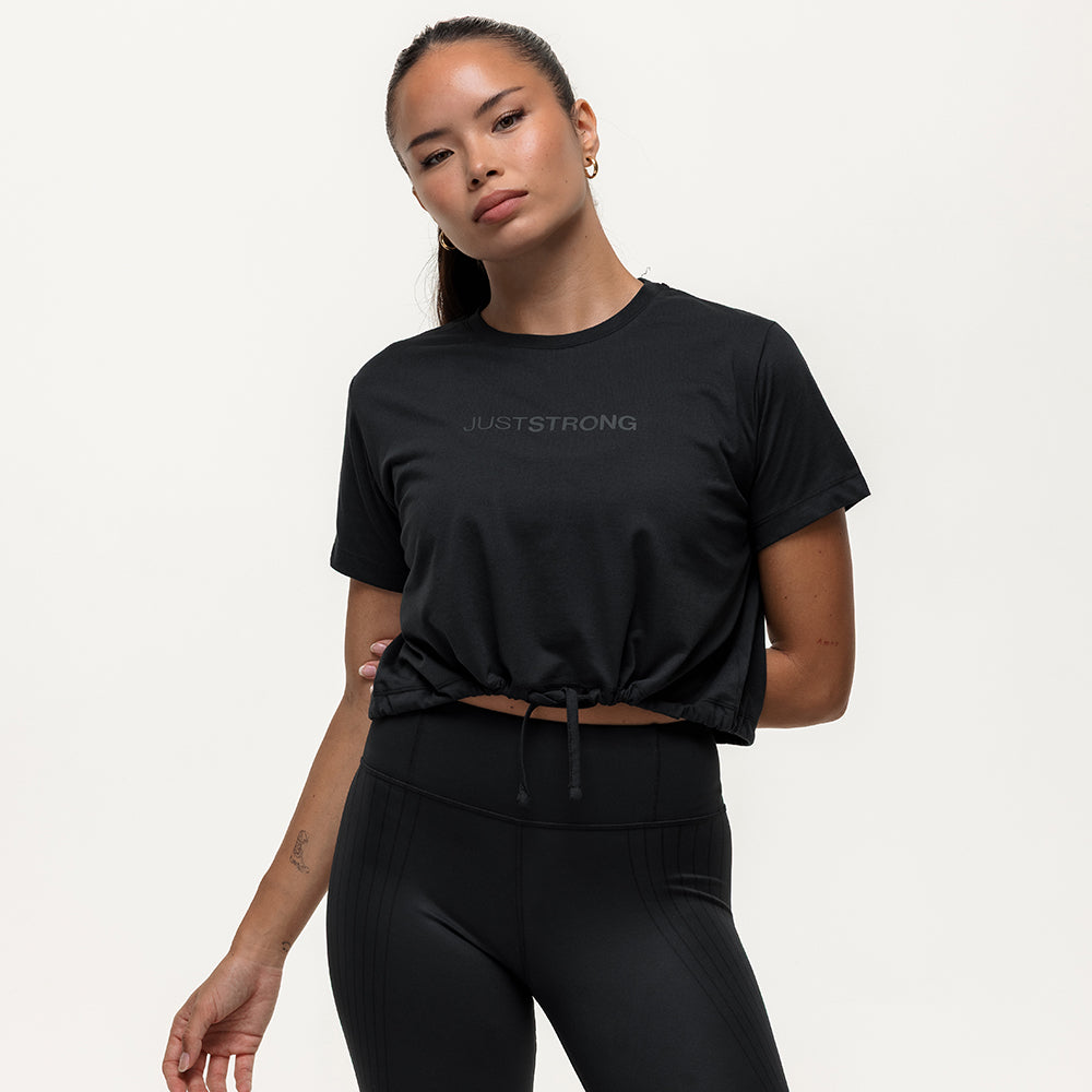Everyday Drawstring Tee - Black Onyx