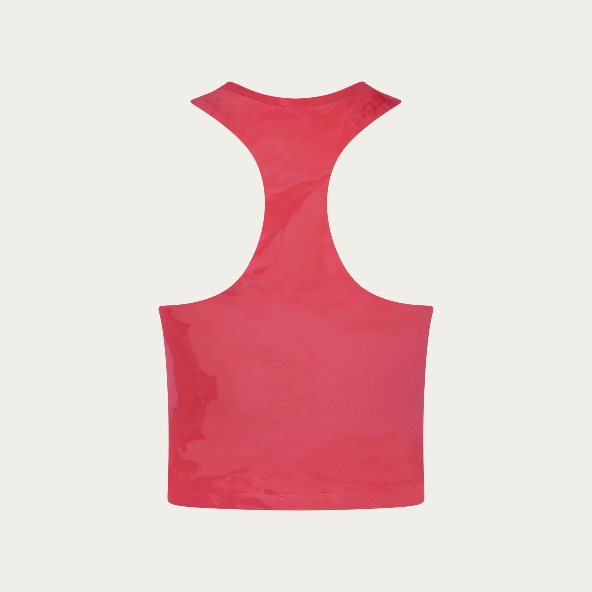 Training Crop Tank - Coral Marble