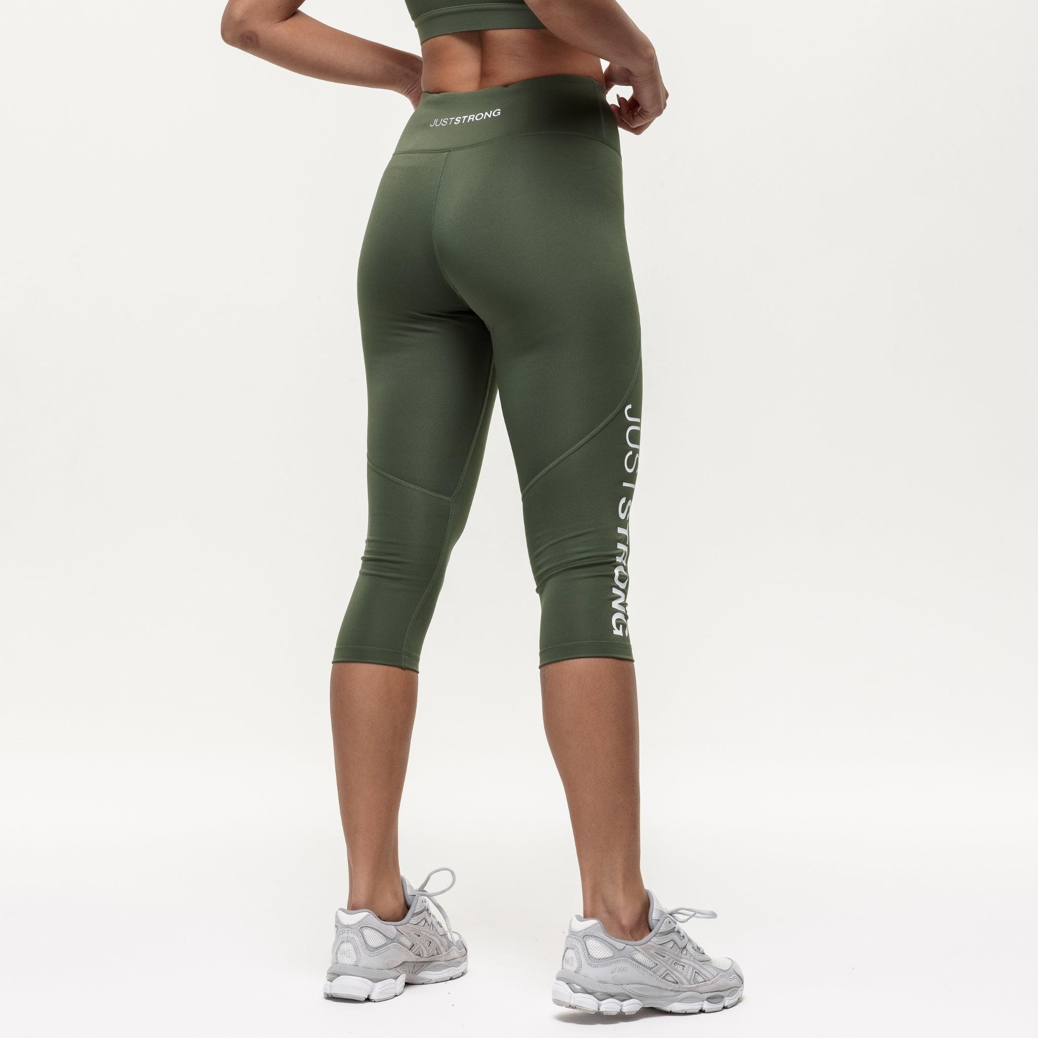 Motion Capri Leggings - Khaki