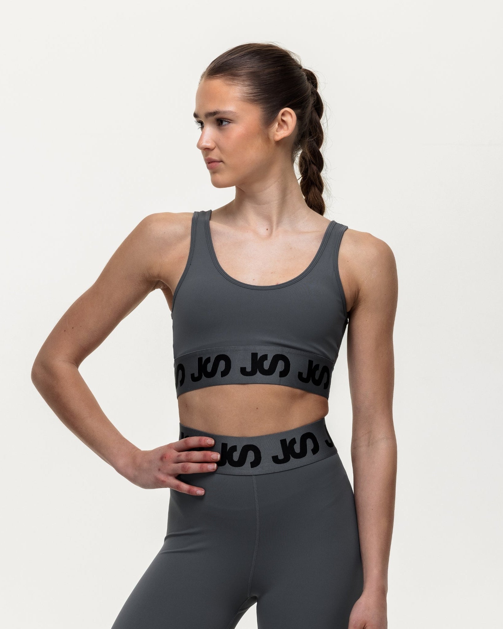 Airflow Medium Support Bra - Slate/Black