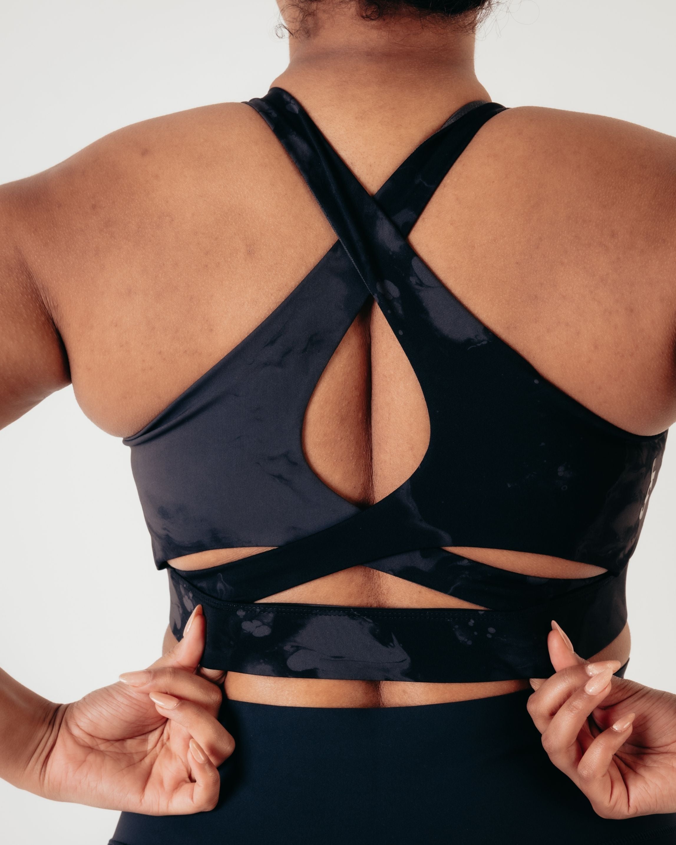 Flex Medium Support Bra - Slate Marble