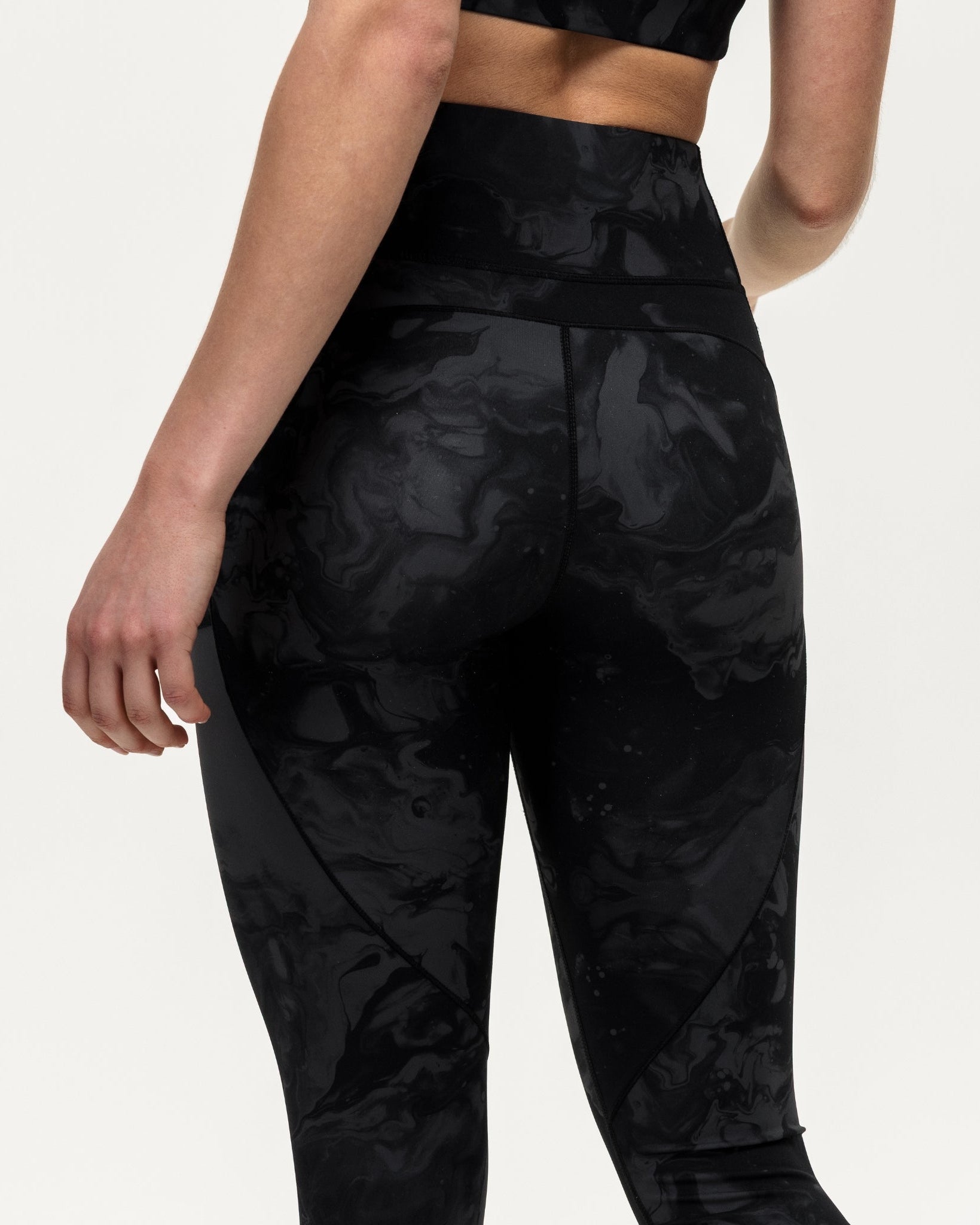 Power 7/8 Training Leggings - Slate Marble