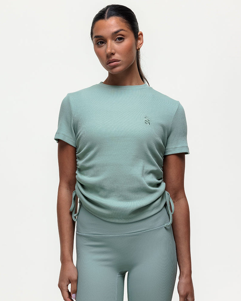 Shanti Ruched Tee - Seamoss