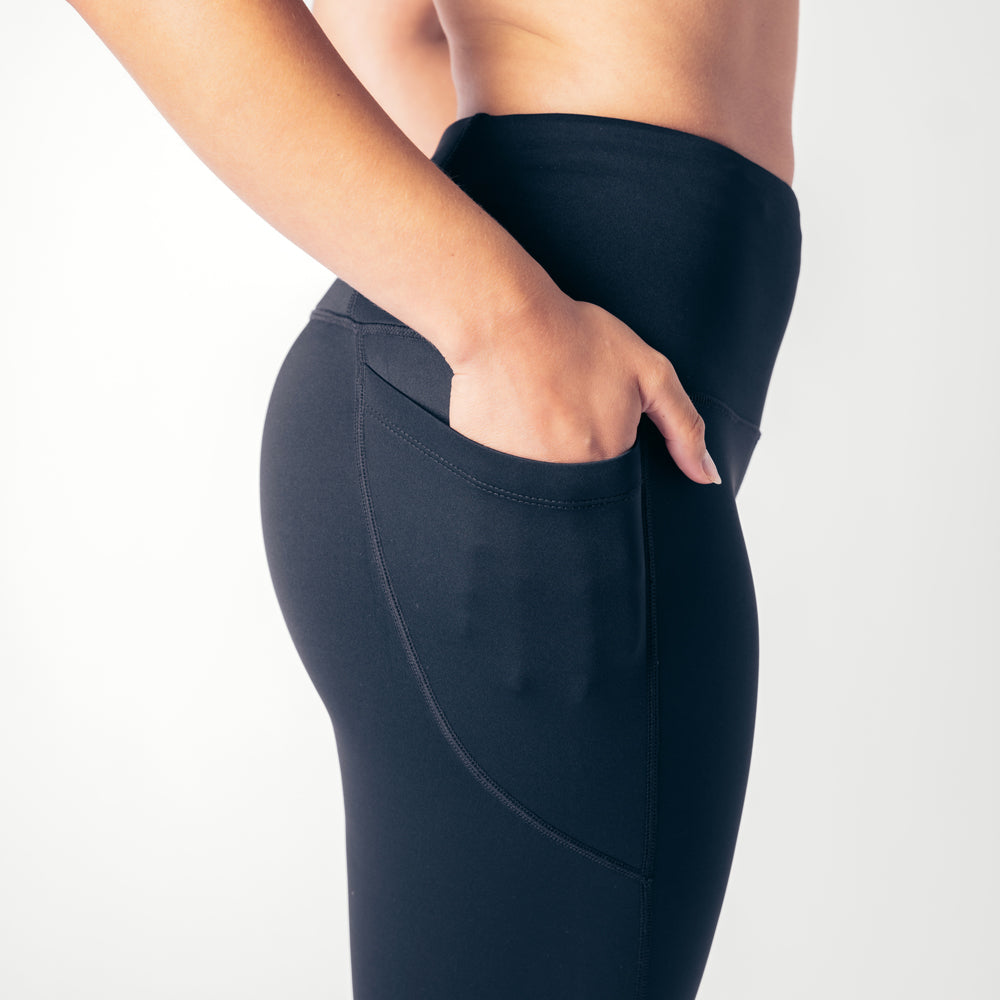 High Rise Genesis Leggings - Black Onyx