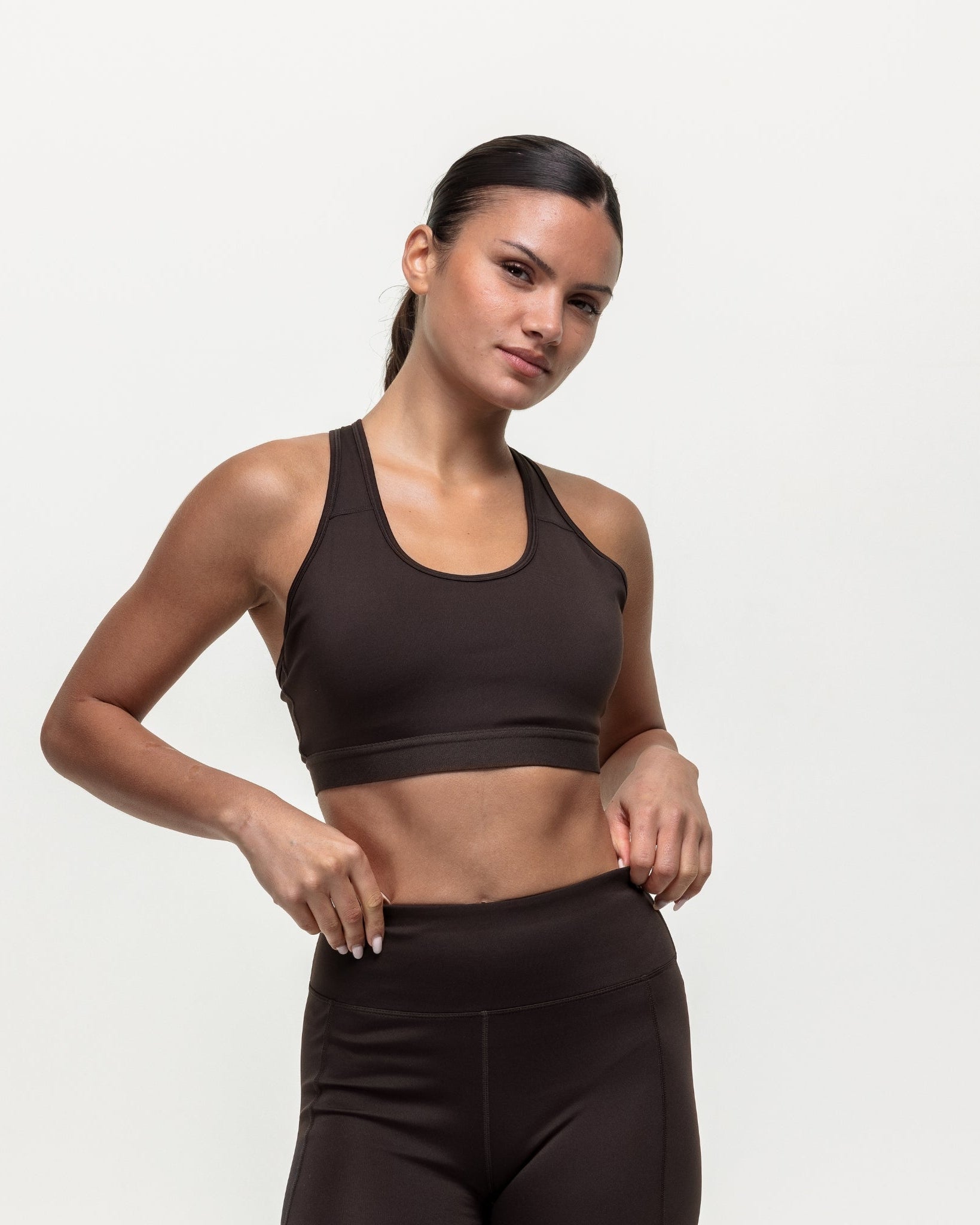 Motion Medium Support Bra - Cocoa