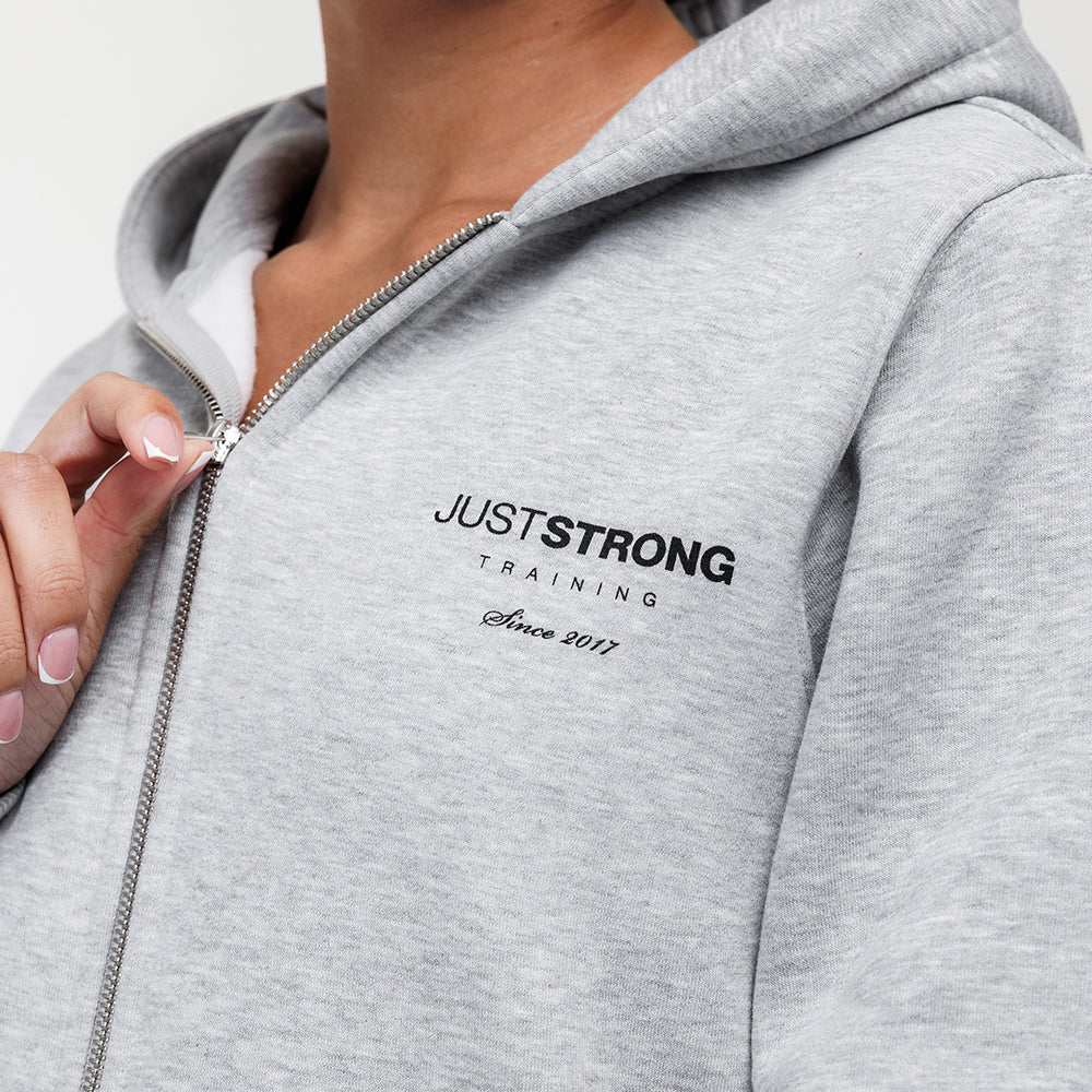 Training Essentials Motion Zip Hoodie - Grey Marl